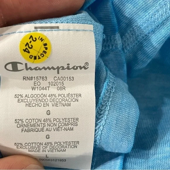 Champion Gear Women Blue Tank Top Size Large NWT - Picture 6 of 8